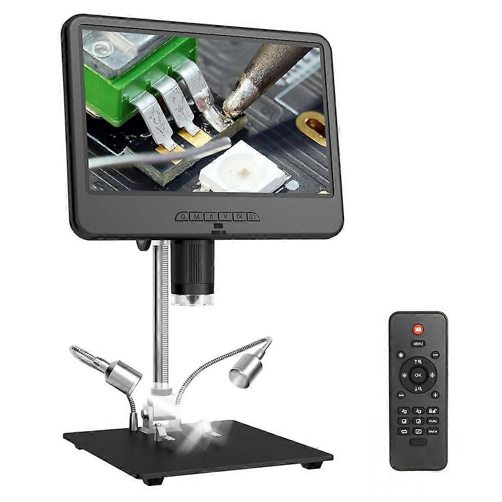 Microscope numérique AD210 à écran LCD 10,1 pouces, grossissement 260x, capteur HD 2 pixels, support métallique