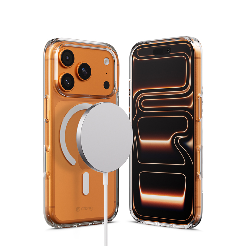 Oem Transparent Crong Clear Mag Cover - Magsafe Iphone 17 Pro Hülle (Transparent)