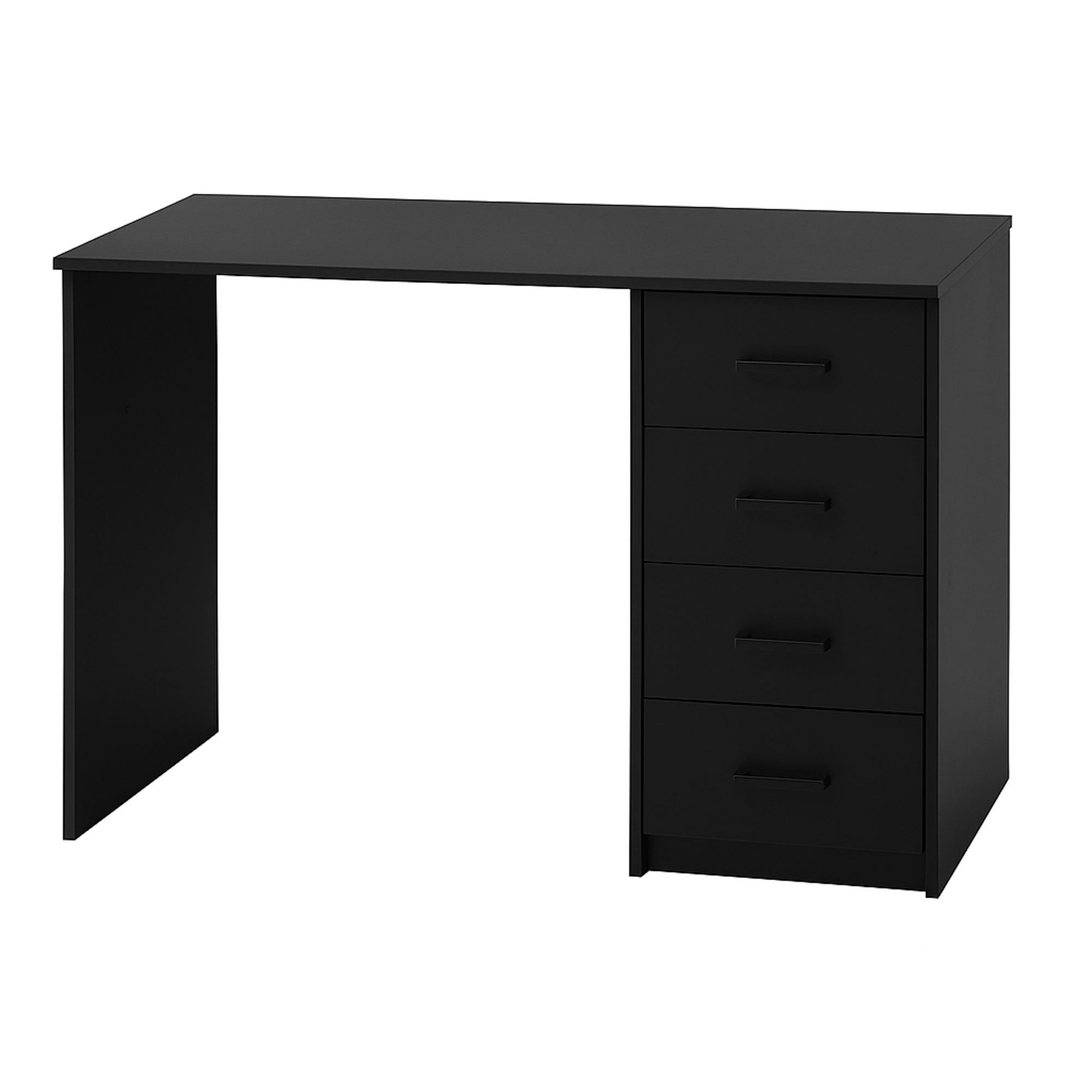 Cassiopea - Bureau Avec 4 Tiroirs 110x56x73 Cm Pour Pc De Bureau En