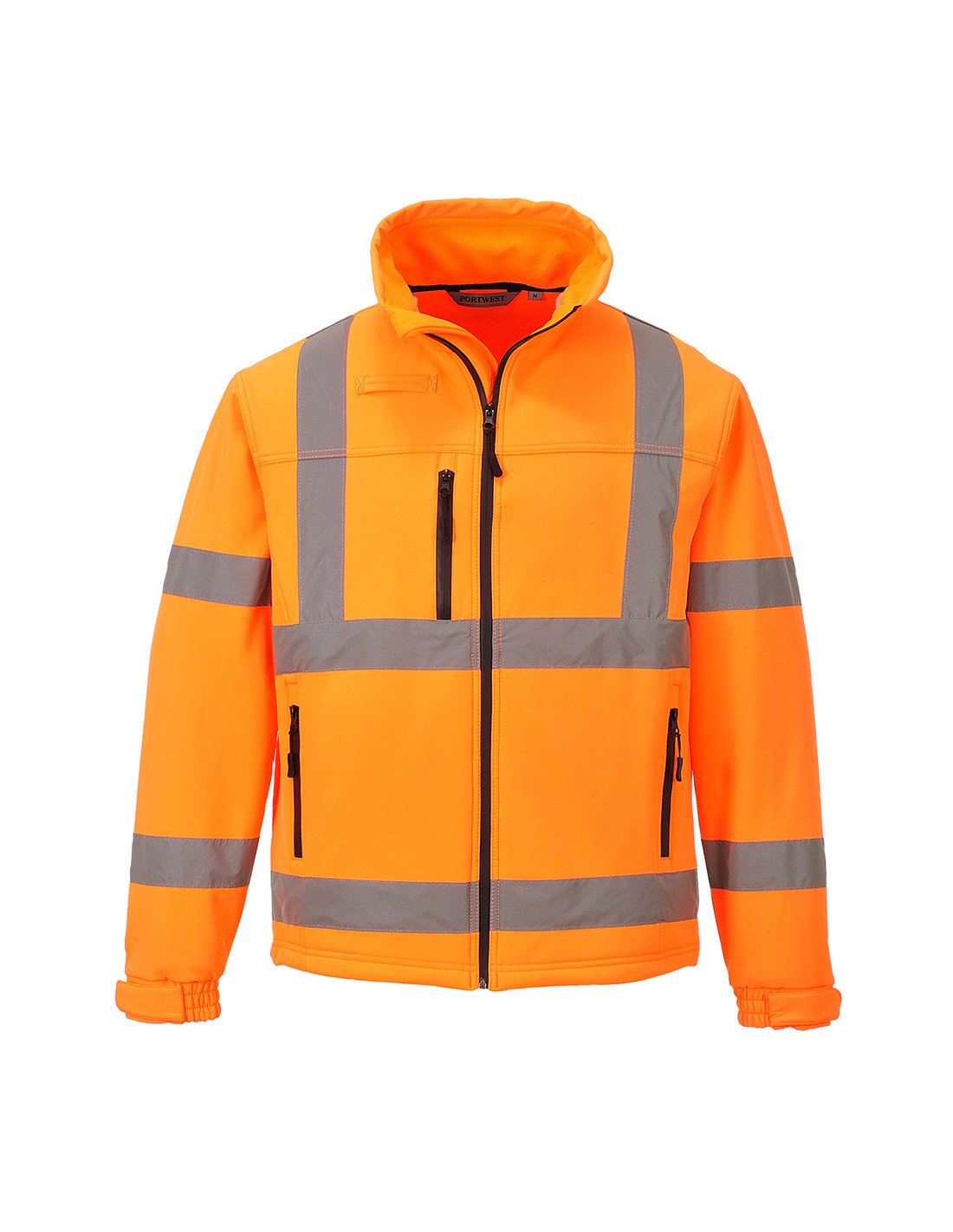 Portwest Softshell-Jacke Classic Hi-Vis (3 Schichten) Orange Xl - Bild 3