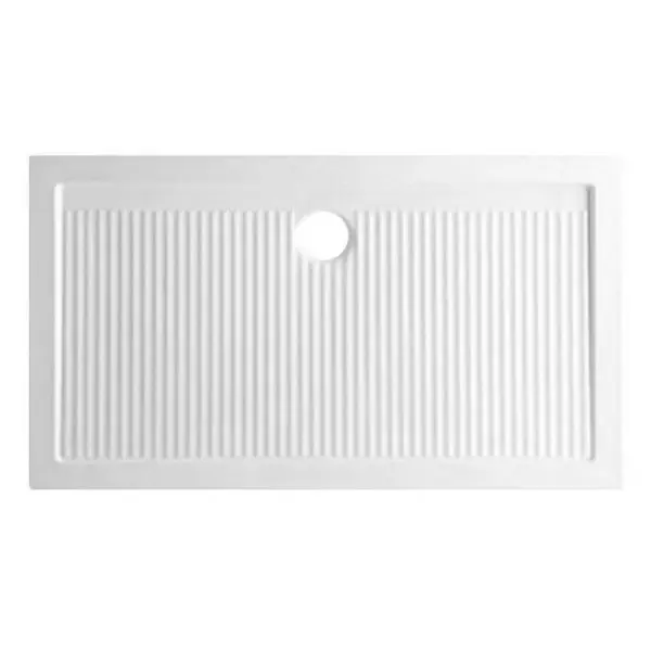Piatto Doccia Rettangolare In Ceramica Modello Ferdy H6,5 Cm 80x140...