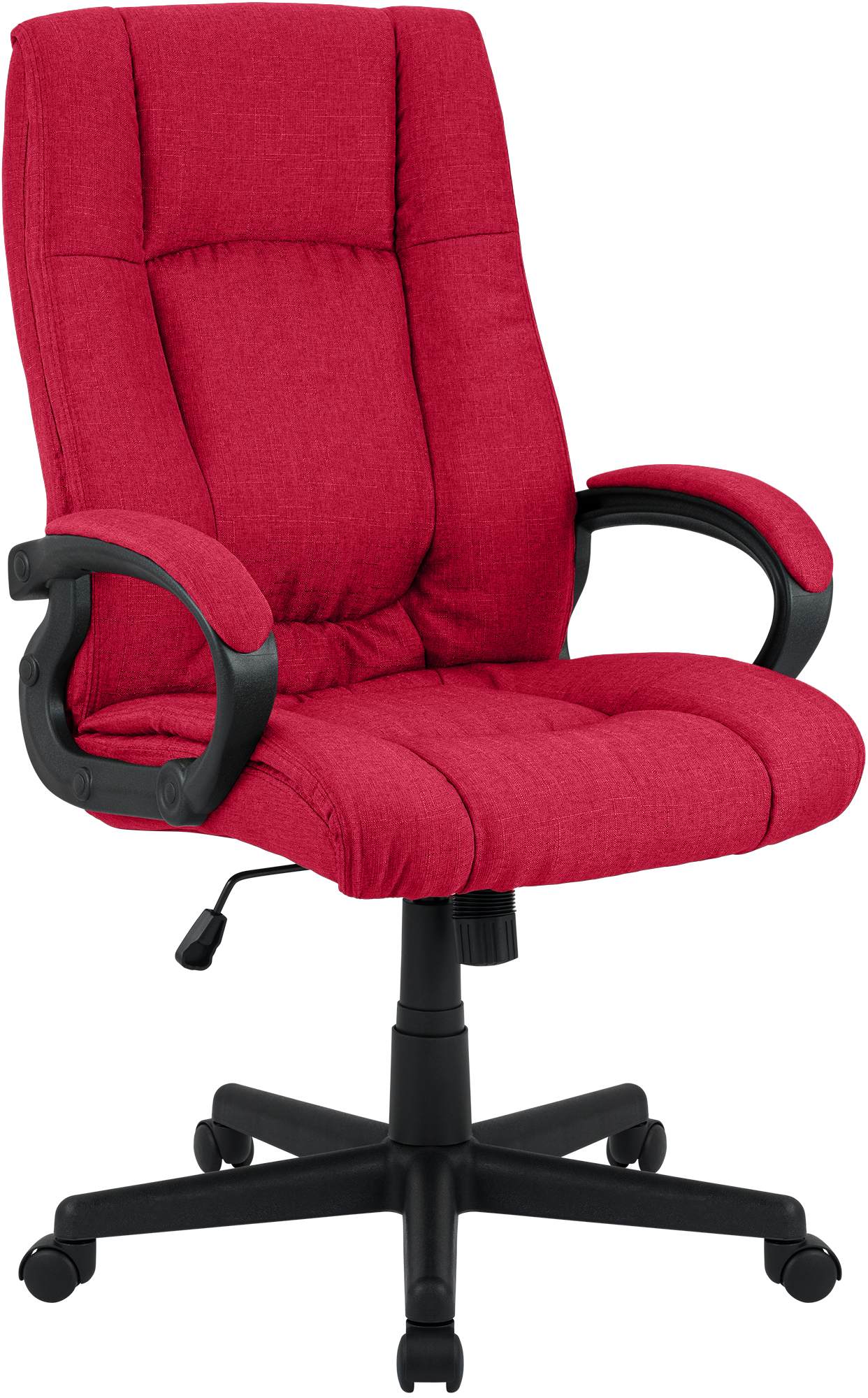 Clp - Chaise De Bureau Réglable Et Pivotante Avec Des Roues En Tissu De
