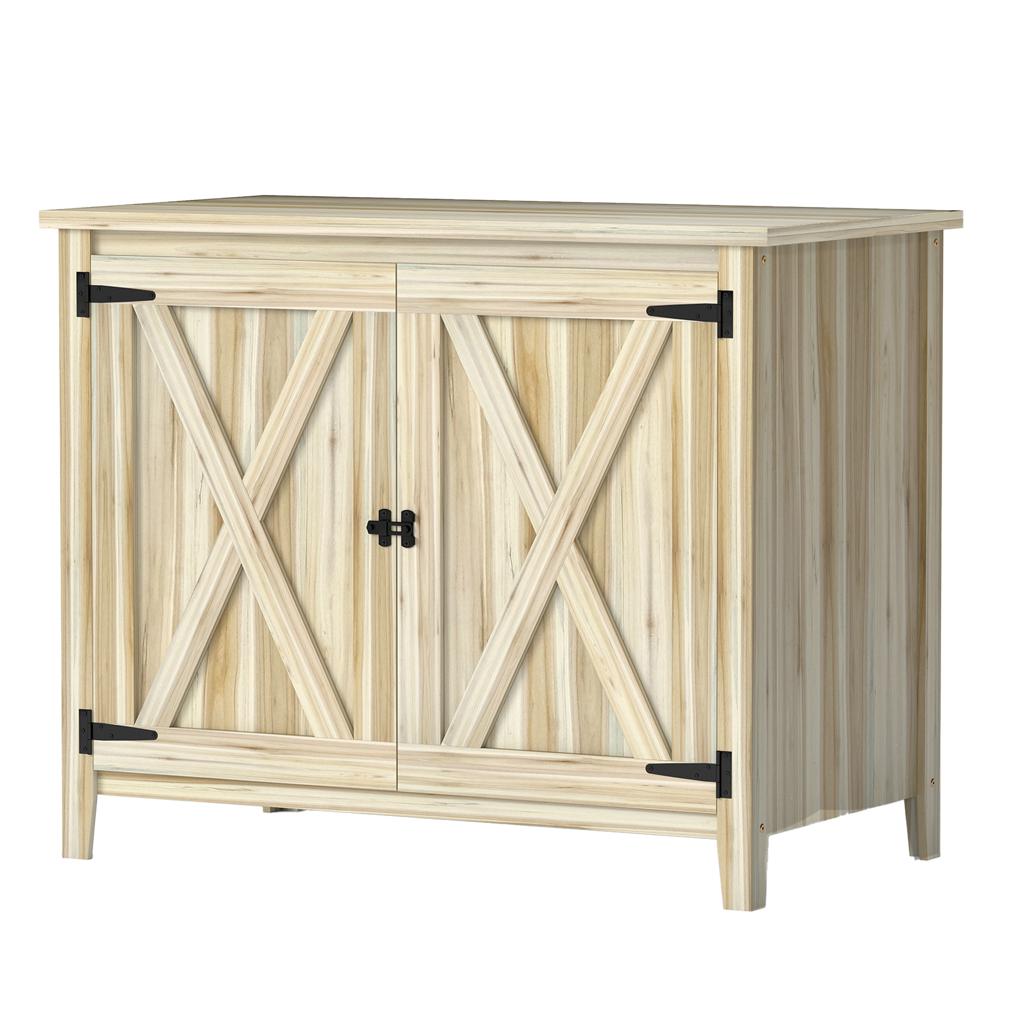 Armoire De Jardin En Bois Placard 110 X 60 X 88,5 Cm