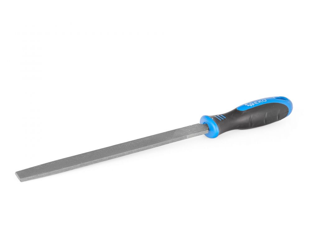 Import Flachfeile Geko G40074 Kohlenstoffstahl Ergonomischer Griff 20 Cm