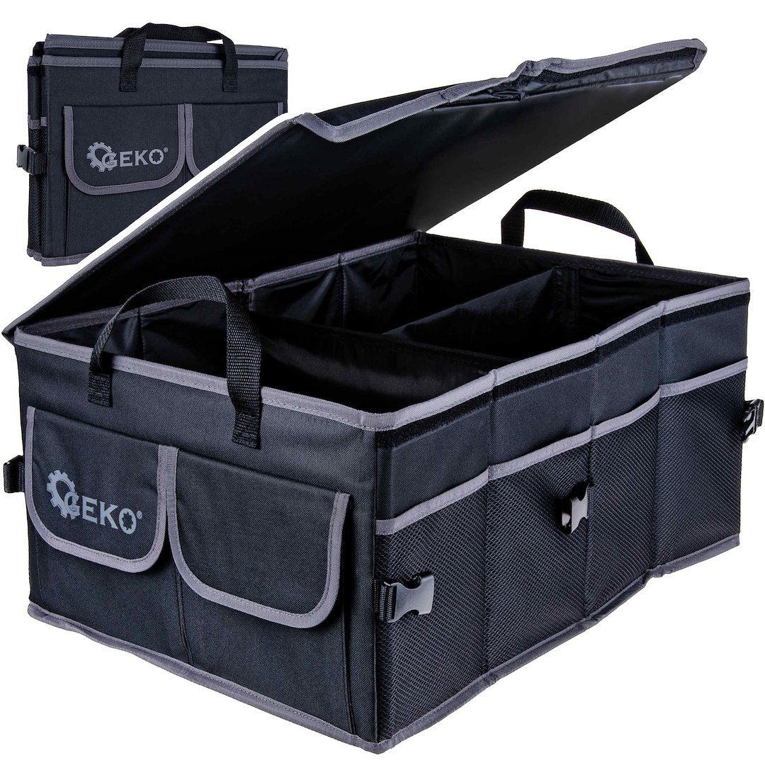 Import Organizer - Stabile Tasche Für Den Kofferraum Mit Fächern Und Deckel (8) 5901477197208