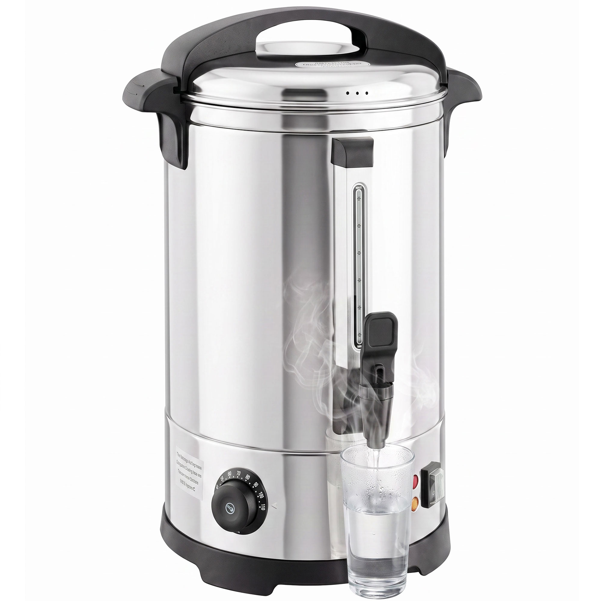 Homcom 13l Catering Urn, 2500w Stainless Steel Tea Urn With Keep Warm