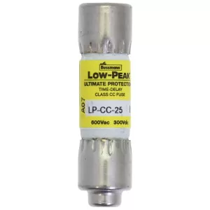 Grau Eaton Sicherungseinsatz, Niederspannung, 25 A, Ac 600 V, 200 Ka, 10 X 38 Mm, Cc, Ul, Verwechlungssicher, Träge Lp-Cc-25 - Bild 4