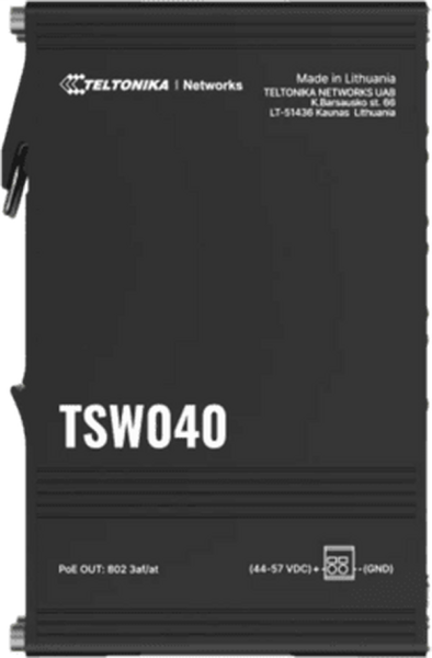 Teltonika TSW040 Industrie-Switch 8-Port 10/100 Mbps PoE+ 240 W - Bild 8