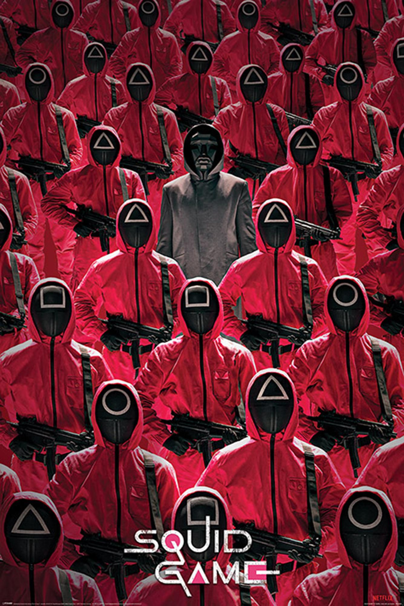 Pyramid Mehrfarbig Bilder, Squid Game - Crowd - Poster 61X91cm (61 X 91 Cm) - Image 3