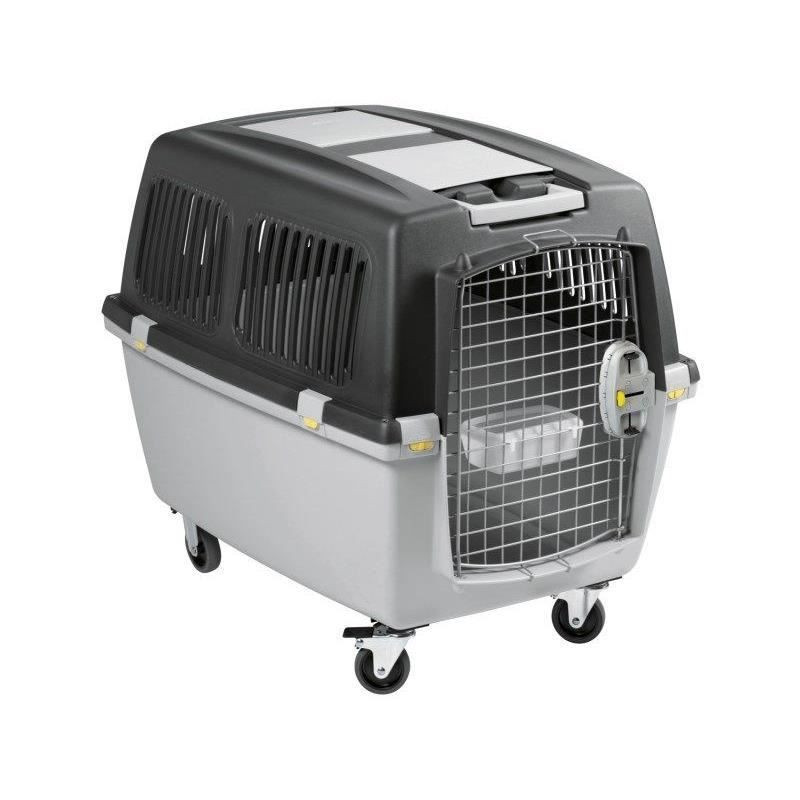 Stefanplast Gulliver 5 IATA Transportbox, grau/grau, 81 x 61 x 60 cm
