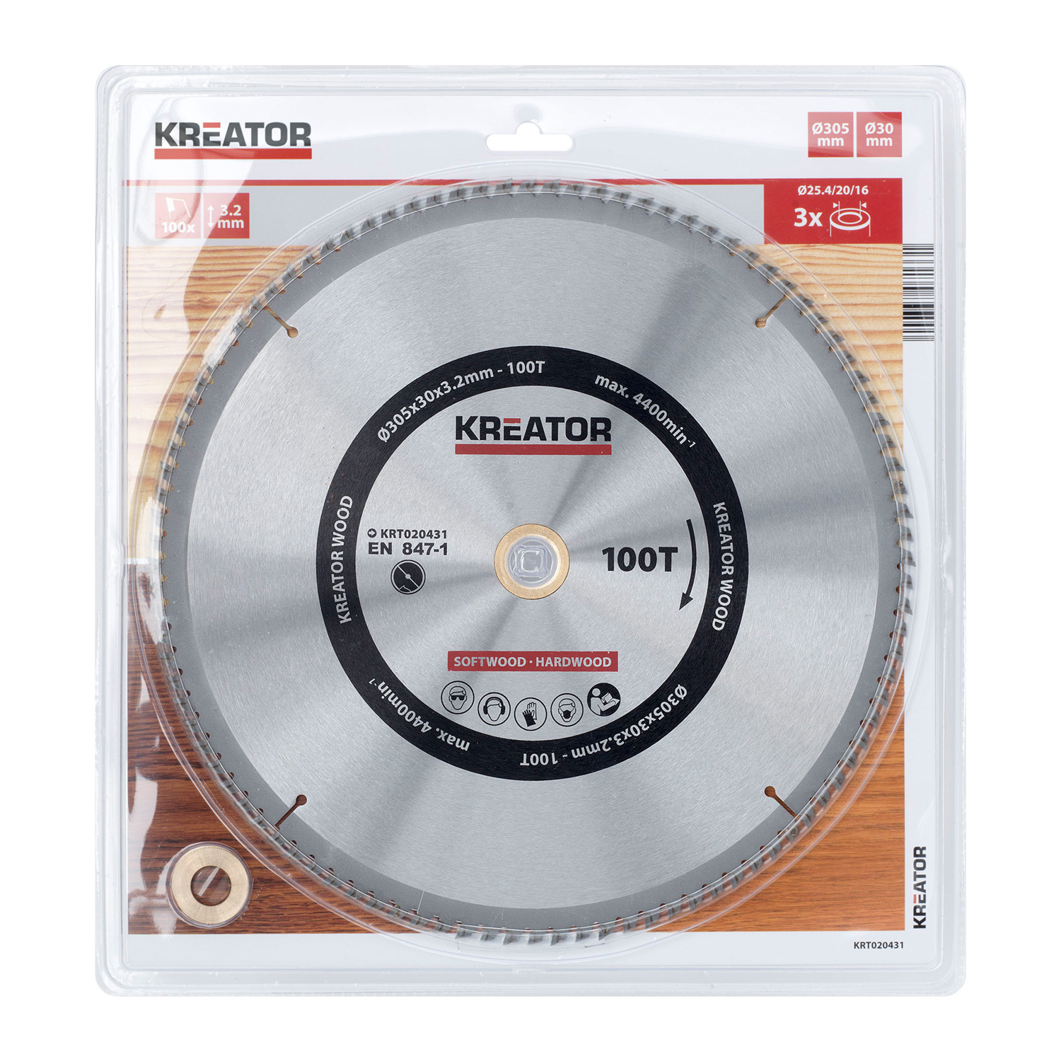 Varo Kreissägeblatt Kreator Krt020431 305 Mm 100 Zähne