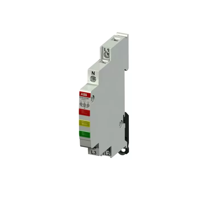 ABB Leuchtmelder 3 LED E219-3CDE LED rot/gelb/grün, 415/230 V AC 2CCA703902R0001 - Bild 3