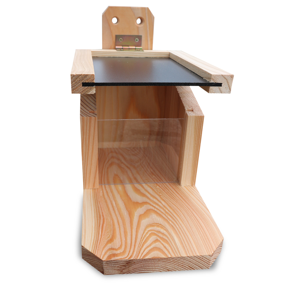 Habau Eichhörnchenfutterstation ""Maxi"", Aus Lärche, 13,5 X 26 X 22 Cm 4043595030195