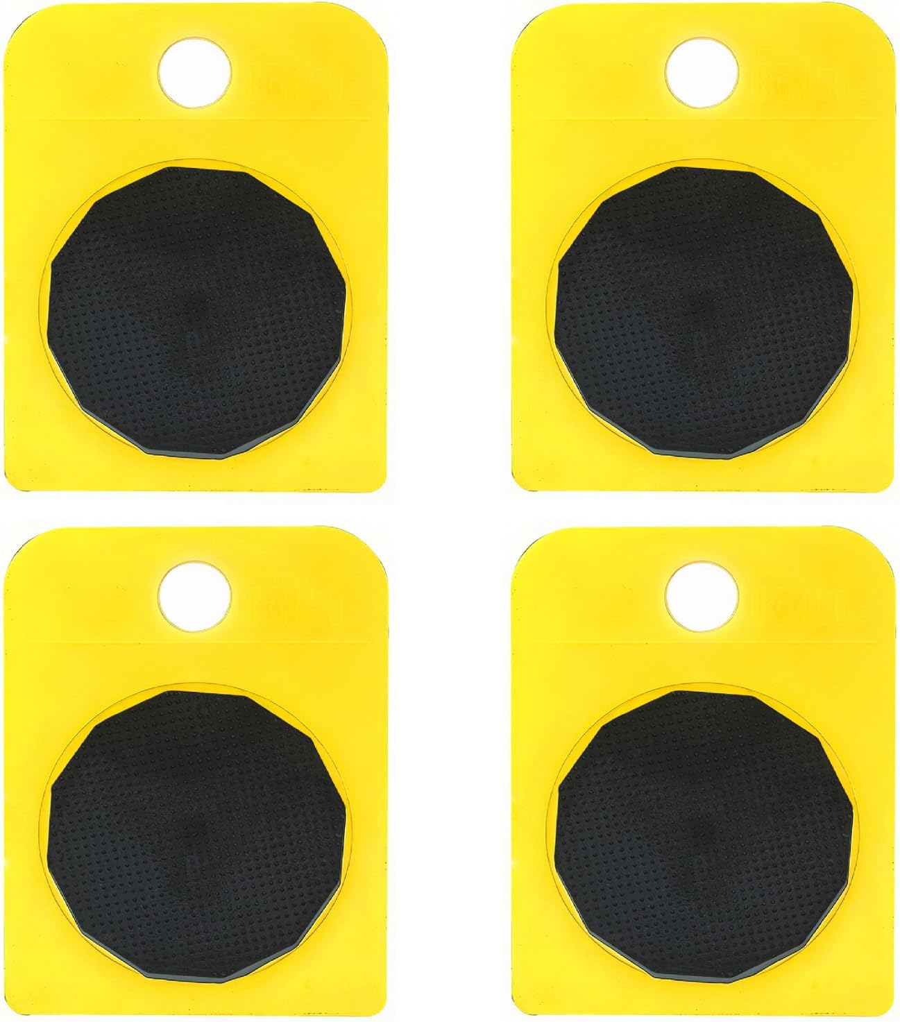 Roulettes de manutention robustes pour meubles, 150 kg par roulette, rotation complète, lot de 4
