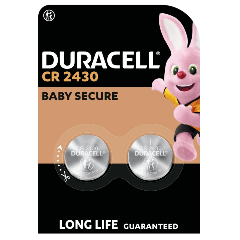 Duracell Knopfzelle Cr2430 3 V 2 St. 300 Mah Lithium Dl2430