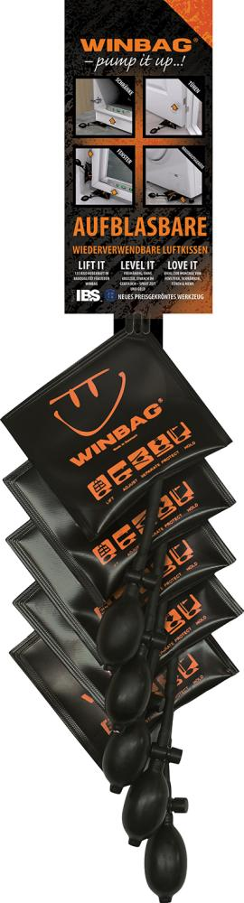 Fp Weiß - Winbag Luftkissen Stingray Box A 25 Stk., 5 X 5 Luftkissen Im Sb-Hänger