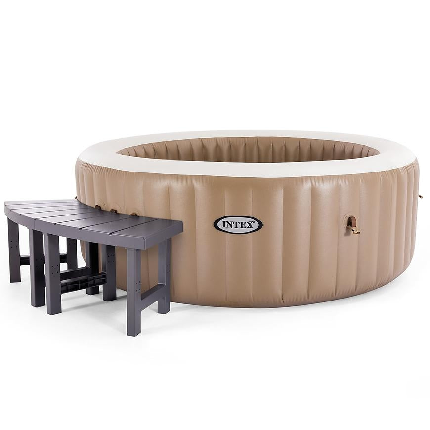 Intex Grau - Whirlpool Beistelltische 124 X 48 X 42 Cm Purespa 2 Stück