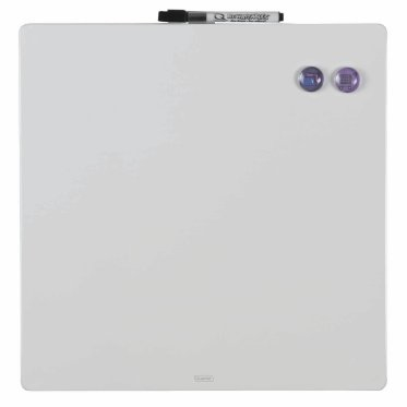 Nobo Quadratisches Magnetisches Mini-Whiteboard, Rahmenlos, Trocken Abwischbar, Leicht zu Reinigen, Wandmontage, Zuhause/Büro, 360 x 360 mm, Weiß, 1903802 - Bild 3