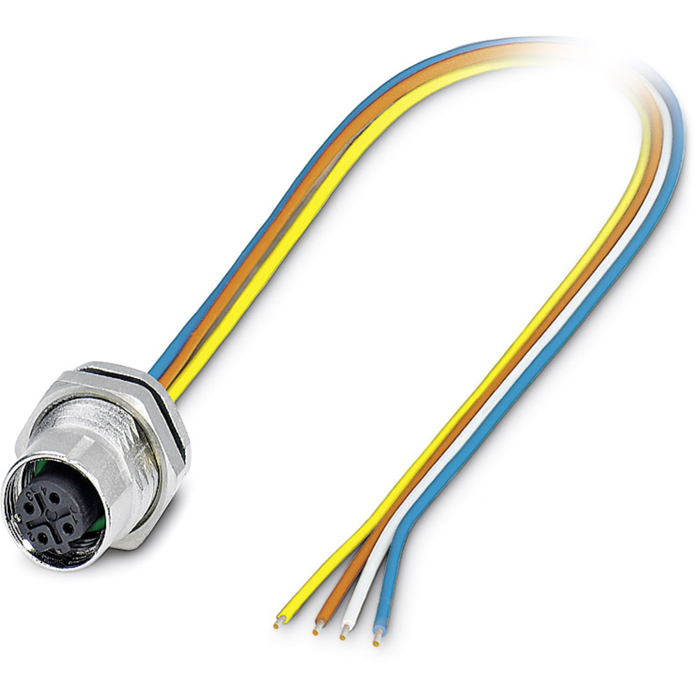 Phoenix Contact 1551529 Sensor-/Aktor-Einbausteckverbinder M12 Buchse, Einbau 0.50 M Polzahl Sensore