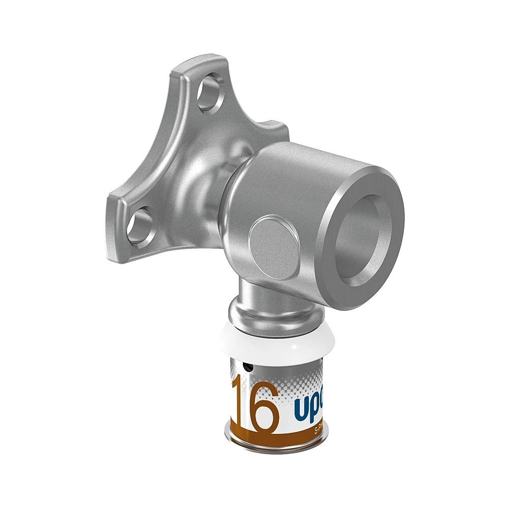Versilbert Uponor S-Press Plus Wandscheibe M 16-Rp3/8"Ft, 1070638 - Bild 3