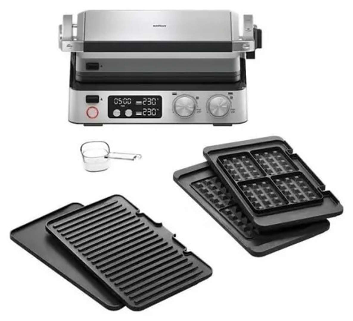 Schwarz Braun - Kontaktgrill Cg7044 Multigrill 7, 3-In-1 - Bild 6