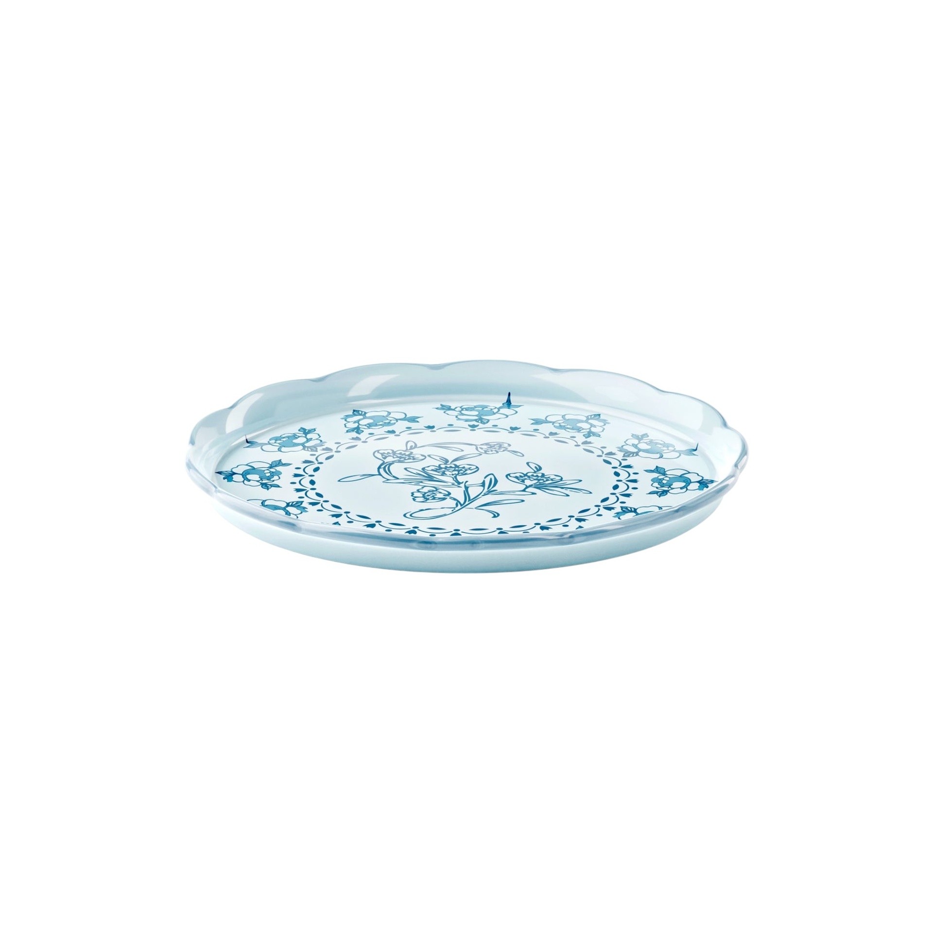 Guzzini Transparent Kleines Runder Tablett 31,5X2,7 Aus Melamin