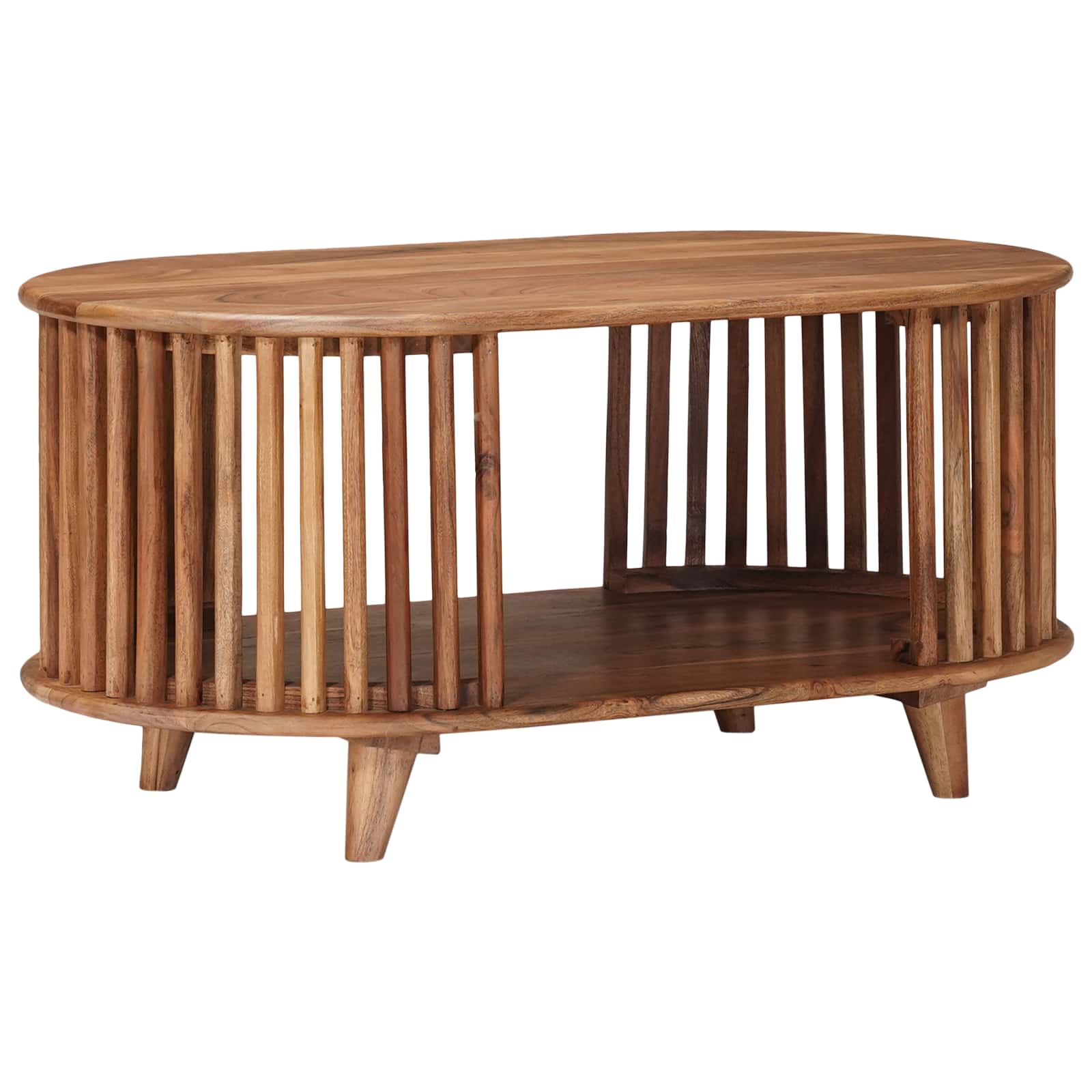 Vidaxl Handmade Coffee Table Teak Brown 85 X 50 X 40 Cm 8721359302981