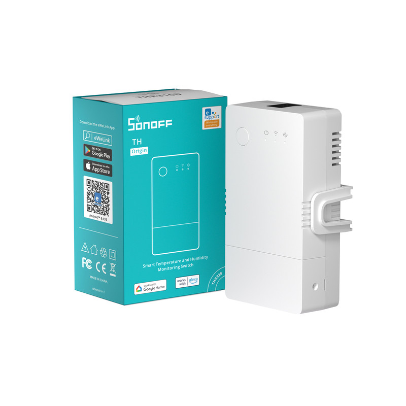 Sonoff Weiß Smart Schalter Mit Temperatur Und Luftfeuchtigkeit Überwachung