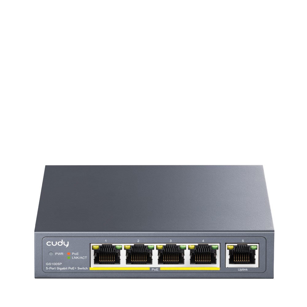 Cudy Gs1005p Switch Poe+ 5 Ports Gigabit, 65 W, 4 * 10-100-1000Mbps Poe+ Ports, 802.3Af- 802.3At - Bild 6