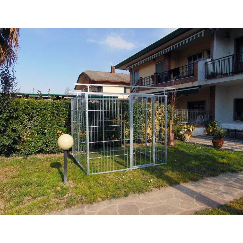 Sider Box Box Per Cani In Rete Predisposto Alla Copertura Zincato E...