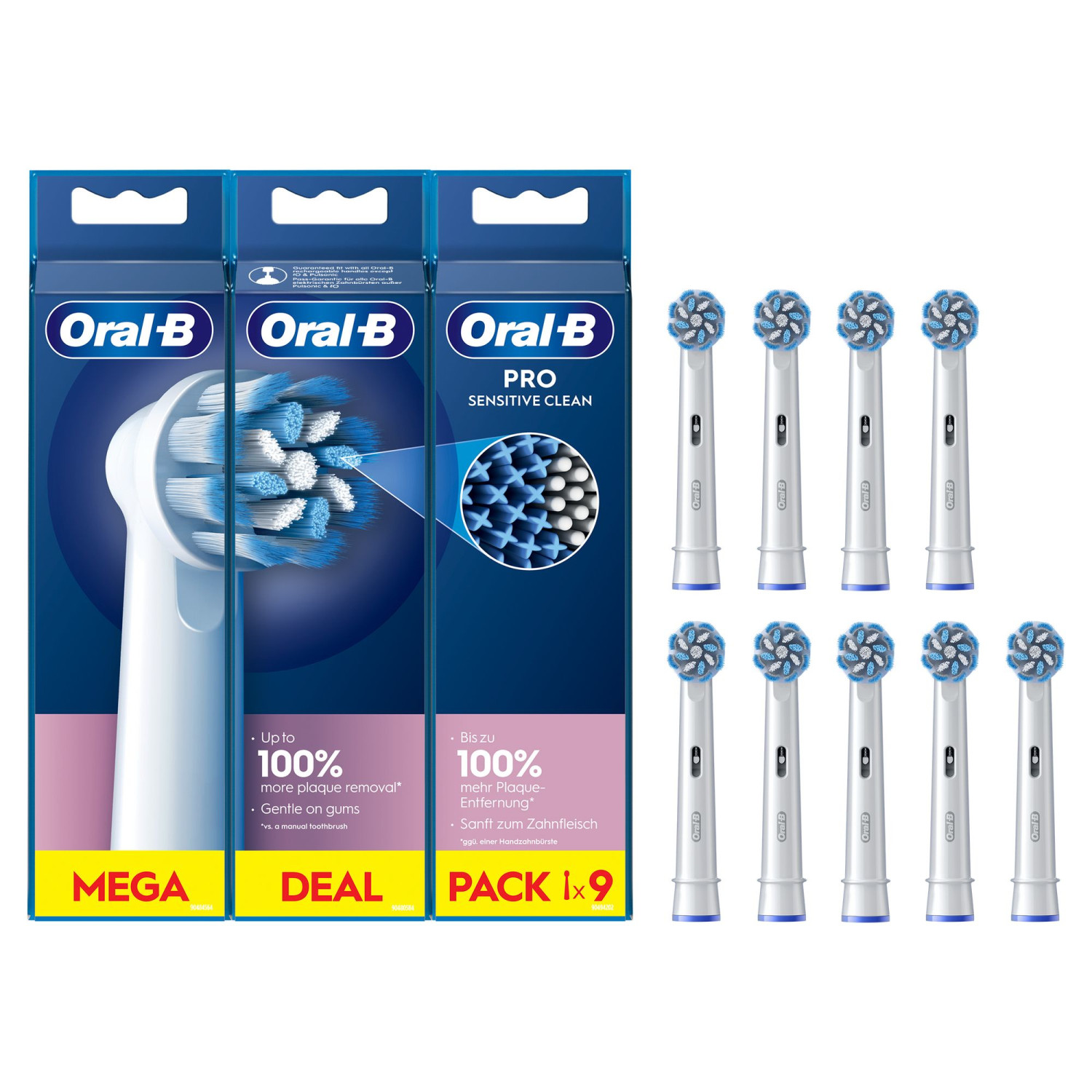 Weiß Oral-B Pro Sensitive Clean 9 Stück(E) - Bild 4