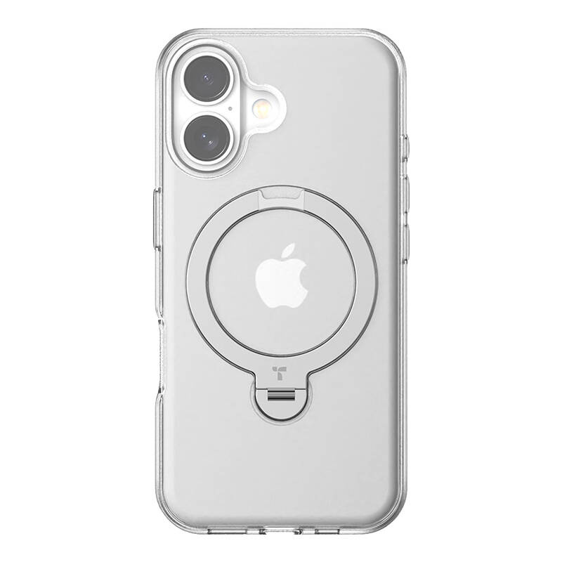 Torras Ostand Spin Case Für Iphone 16 Plus (transparent)