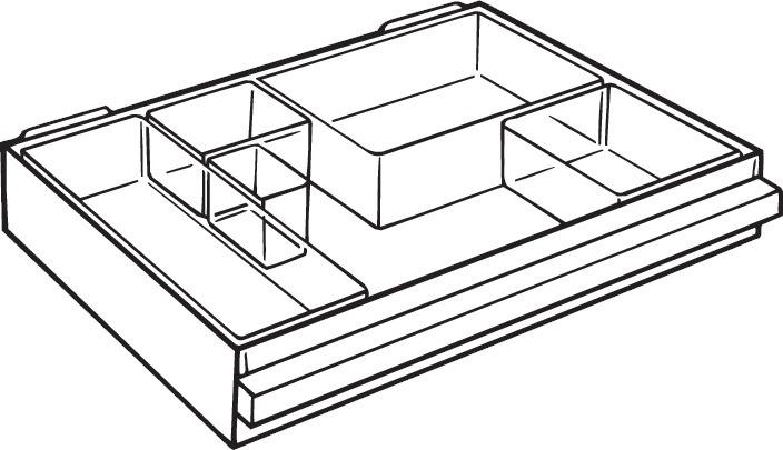 Ersatz-Schublade Typ G klar f. Magazin 250-3 - Bild 5