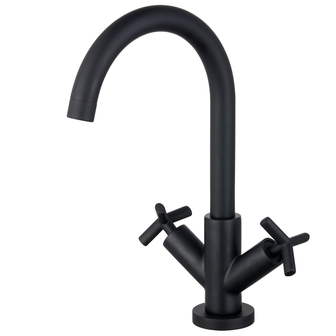 Essebagno Essekross Miscelatore Per Lavello Nero Opaco