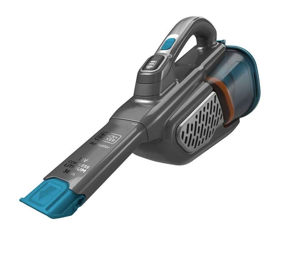 Black & Decker BHHV520BF håndholdt støvsuger Sort, Blå, Sølv Poseløs - Bild 4