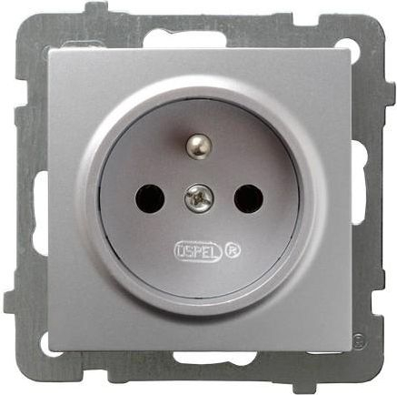 Ospel Versilbert As Einzelsteckdose Mit/Ohne Silber Gp-1Gz/M/18