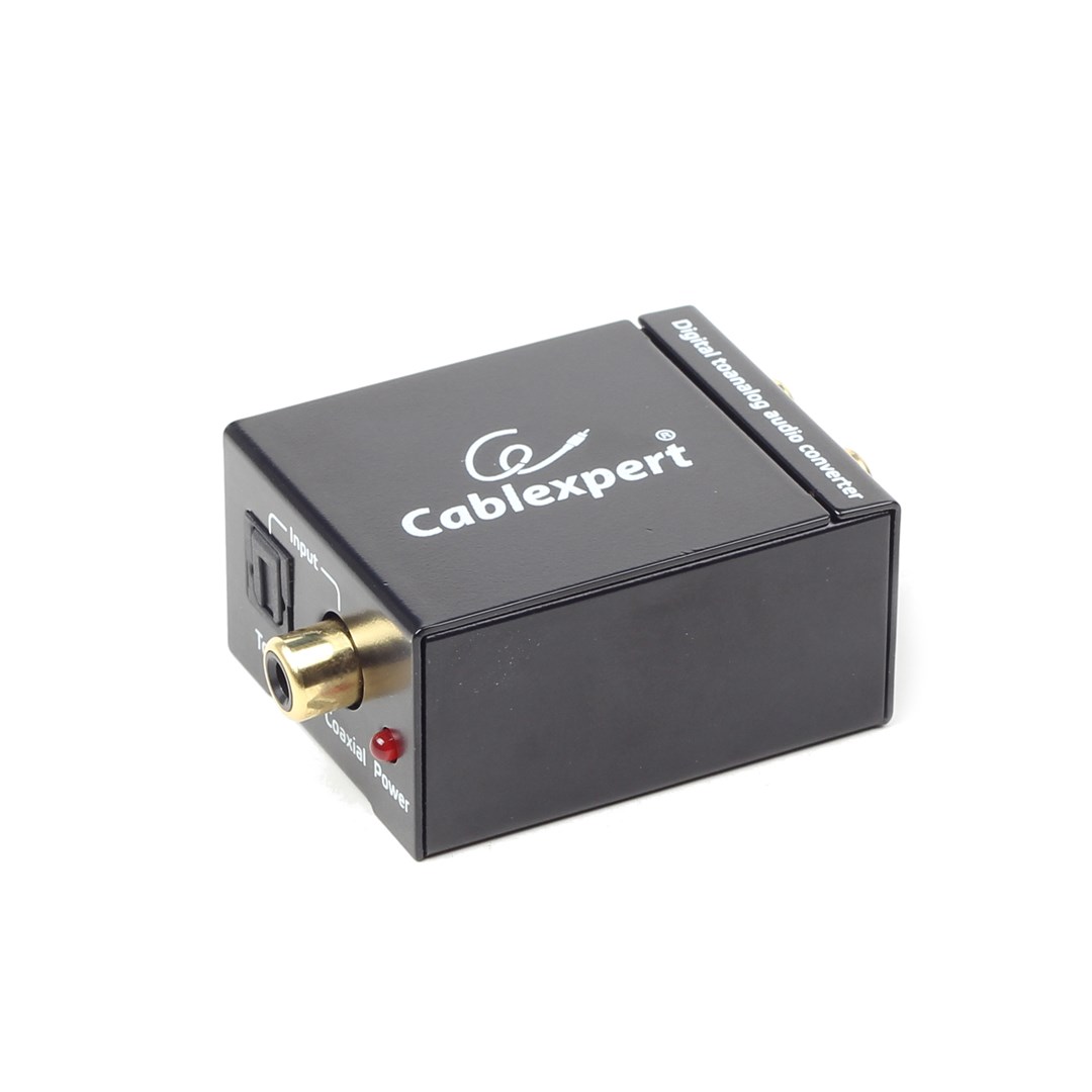 Gembird Schwarz Datový Extender Digital Na Analog Audio Konvertor, Spdif/Rca