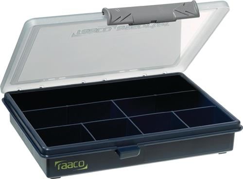 Raaco Tiefblau Assorter 6-7 Sortimentskasten (L X B X H) 175 X 143 X 32 Mm Anzahl Fächer: 7 Feste Unterteilun