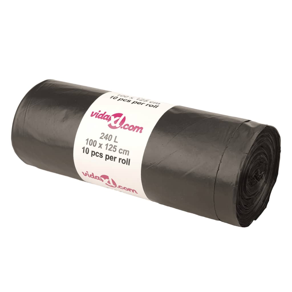 Sacchetti Per Cestini 150 Pz Neri 240 L - Vidaxl