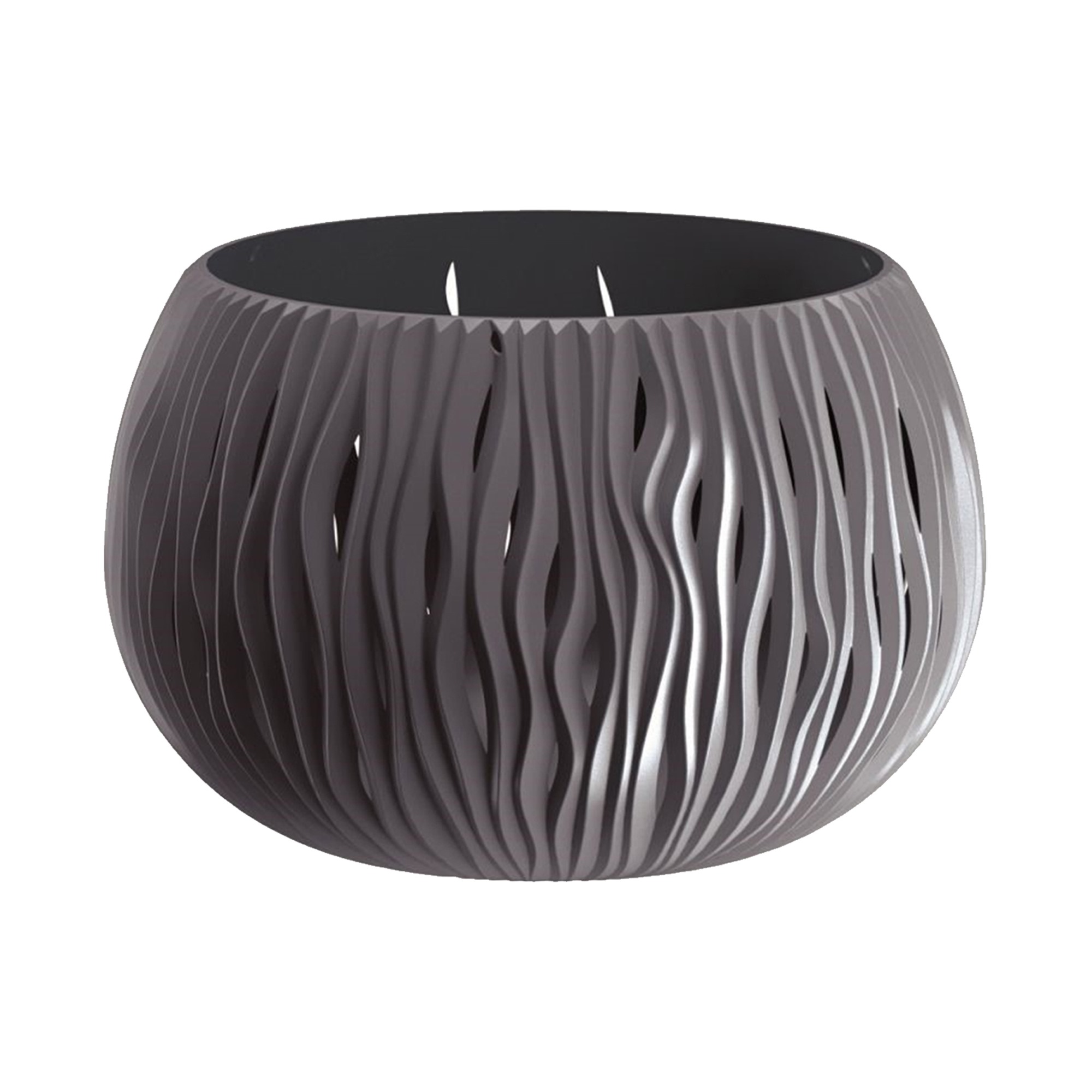 Prosperplast Anthrazit Blumentopf Bowl Sandy 18 Cm