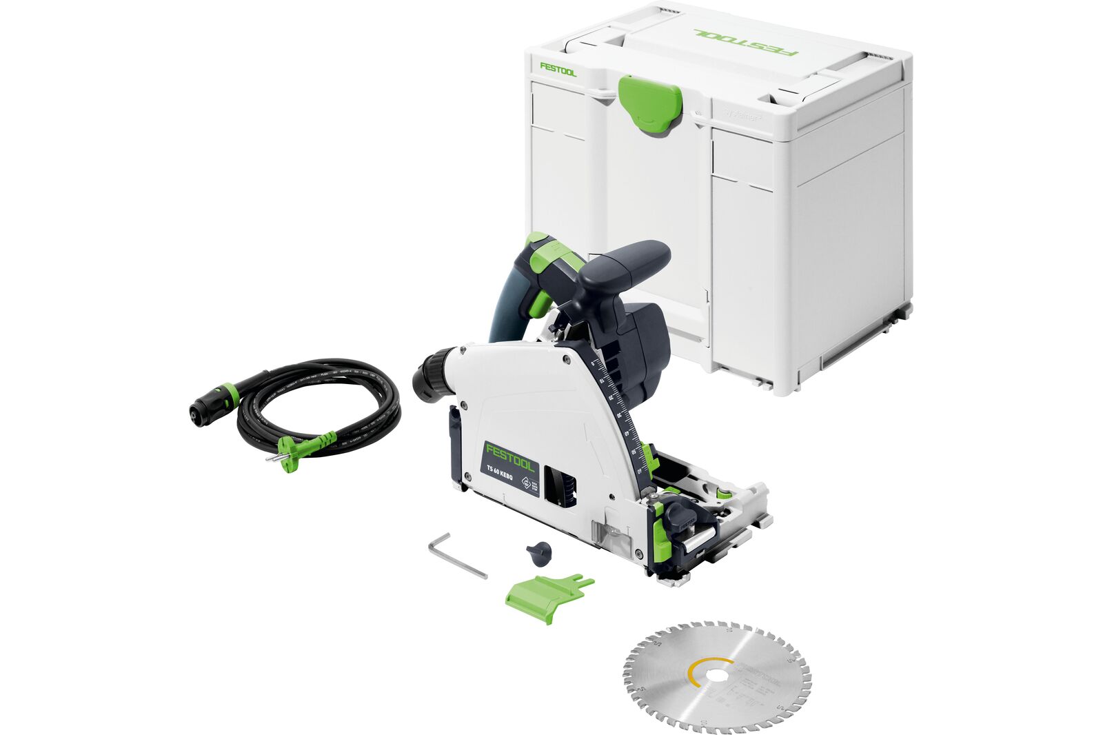 Festool Tauchsäge Ts 60 Kebq-Plus, Incl. Kreissägeblatt, Zubehör, Systainer