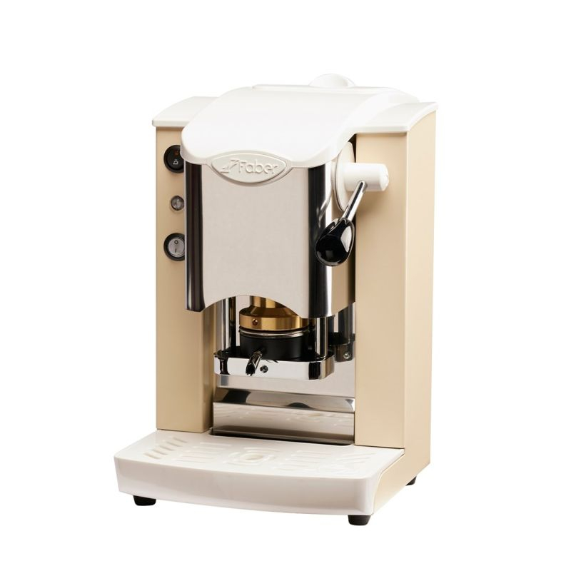 Joom Marketlink Europe Elfenbein Faber Slot Inox Kaffeemaschine Ese Pad /Silber - Bild 3