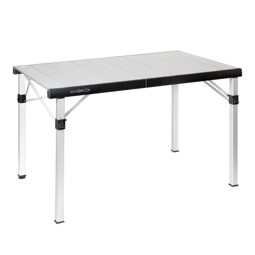 Brunner Braun Klapptisch 120,5X70 Camping Titan Quadra Compack 4 - Bild 6
