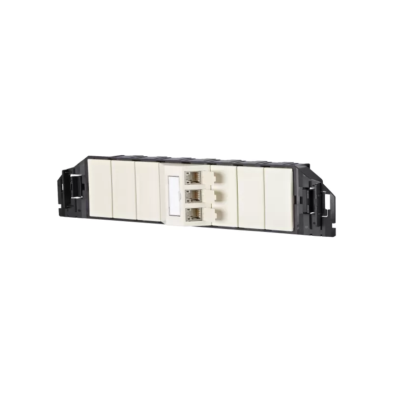 Metz Connect Weiss/Schwarz Steckdose, 1309310301-E - Rj-45 - 6E - 500 M? - 40 - 70 °C - Zink - Bild 5