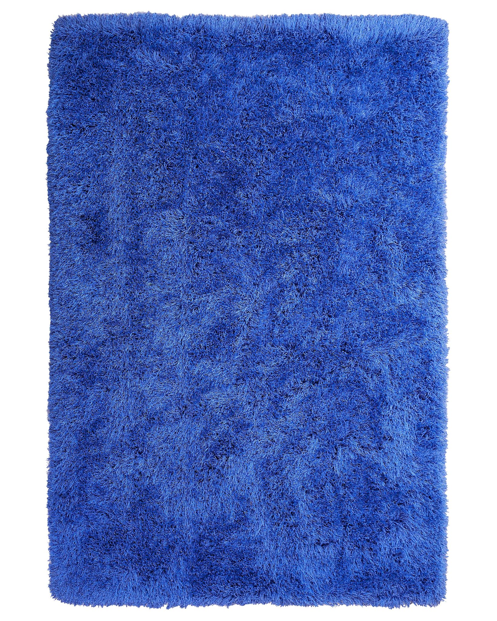 Beliani Shaggy Rug Cide Blue 200 X 300 Cm
