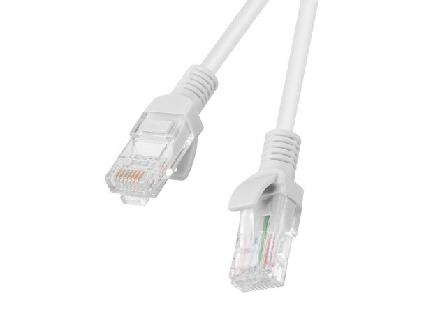Lanberg PCU6-20CC-0100-S Patchcord RJ45 cat. 6 1m Gray, 10-pack UTP (U/UTP, CAT6, 1 m), Netzwerkkabel - Bild 4