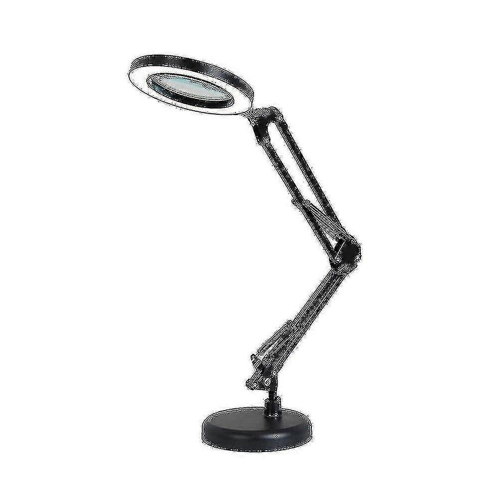 Lampe loupe d'atelier à 64 LED, grossissement 8x, luminosité réglable sur 10 niveaux