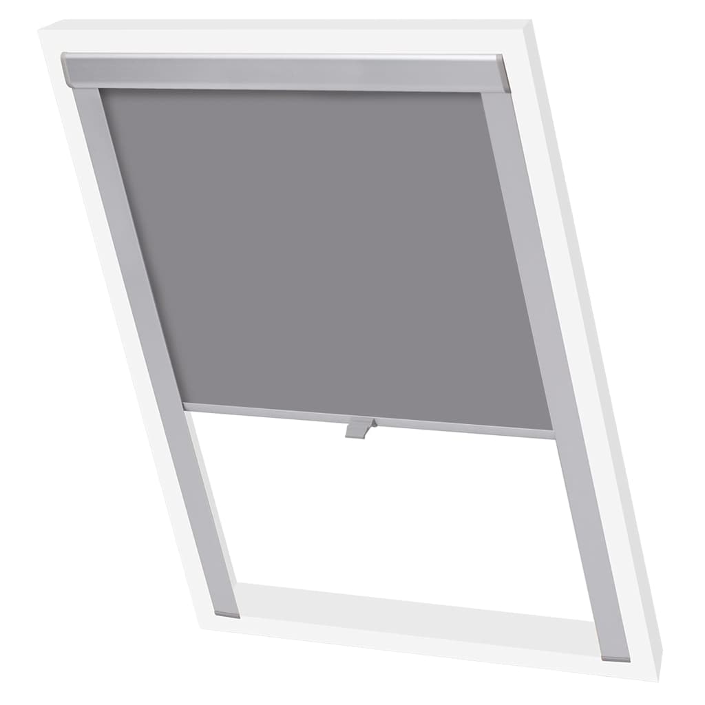 Blackout Roller Blinds Grey S06/606 Vidaxl