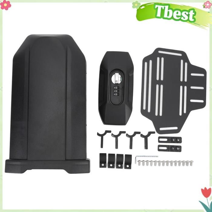 Boîte à outils latérale de moto 3,8 L, plastique et métal, noir, pour R1300GS, R1200GS Adventure, R1250GS Adventure, F800GS, F700GS
