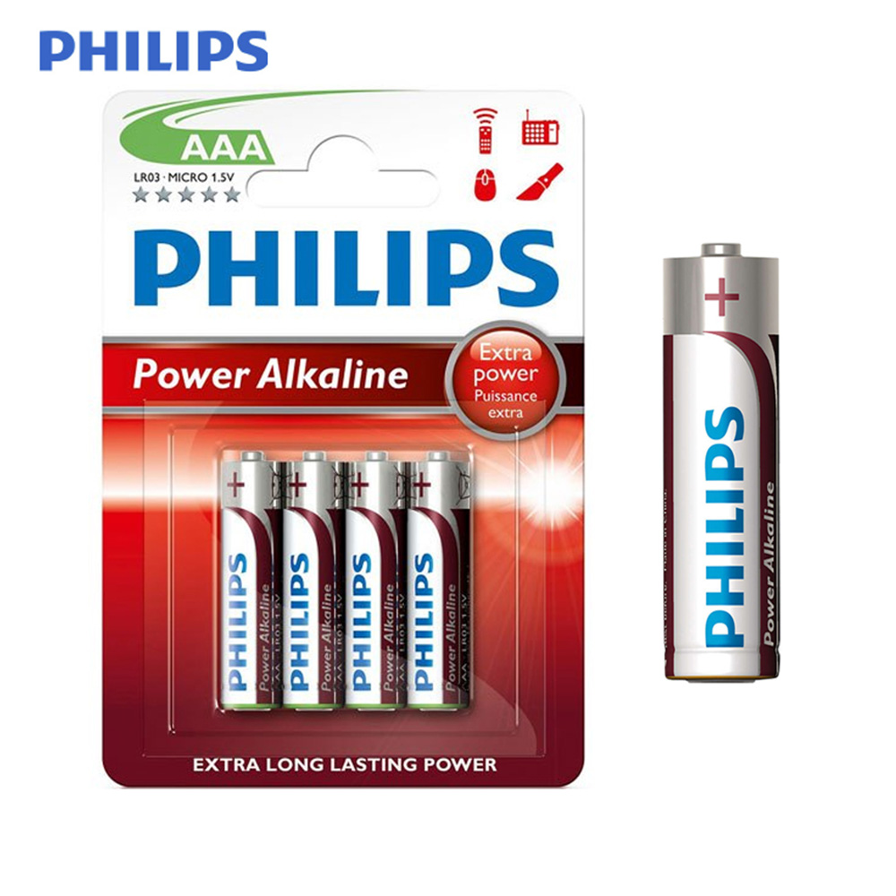 Philips Power Alkaline Aaa-Batterien X4